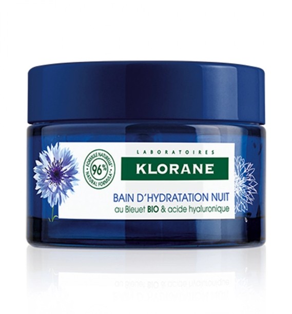 Klorane Bain d'Hydratation Nuit au Bleuet Bio 50ml